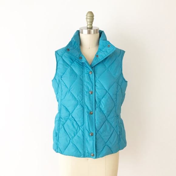 Lands' End Jackets & Blazers - ⚡3/$20 SALE Blue Quilted Puffer Vest Winter S